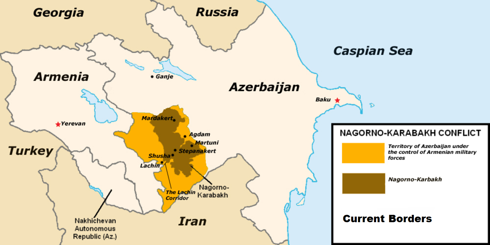 Nagorno-Karabakh Map