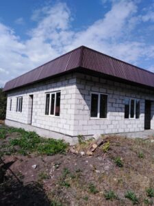 Construction on the Usman church.