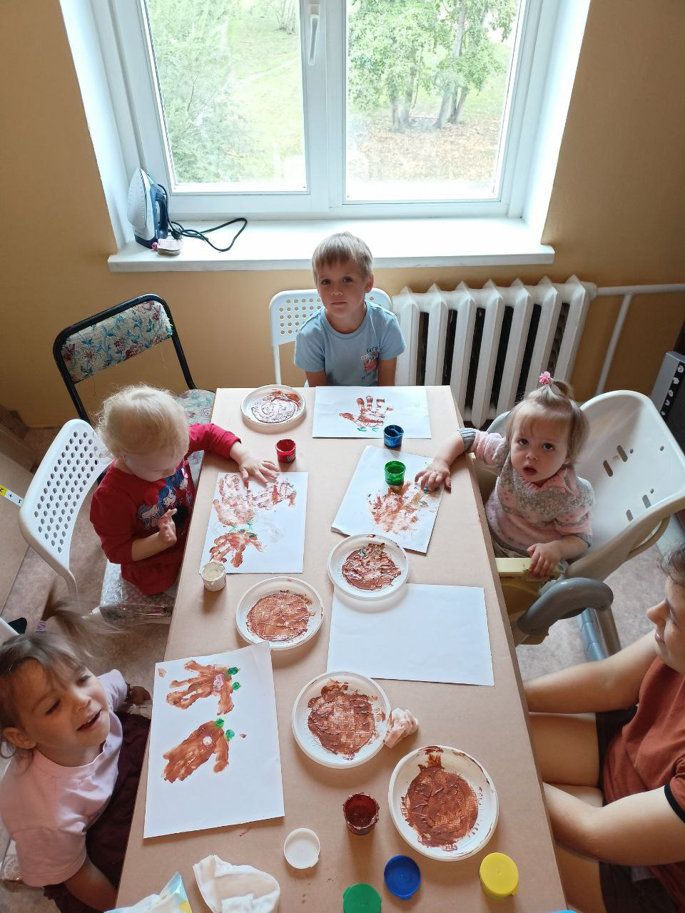 Children participate in activities at the Crisis Center.