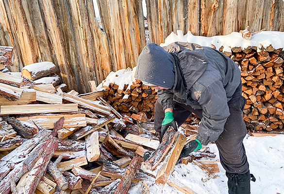 Bundles of Wood Warm Hearts to Receiving Christ 2