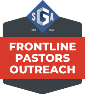 2303 Sga Frontline Pastors Outreach Campaign Badge Gray