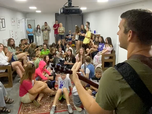 See Video Of Childrens Praises Filling Bomb Shelter At Vbs