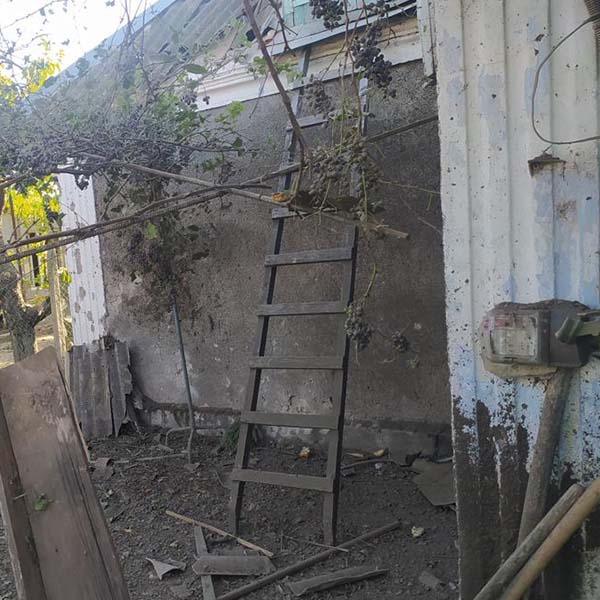 A Rocket Damages A Church Near The Front Lines 13