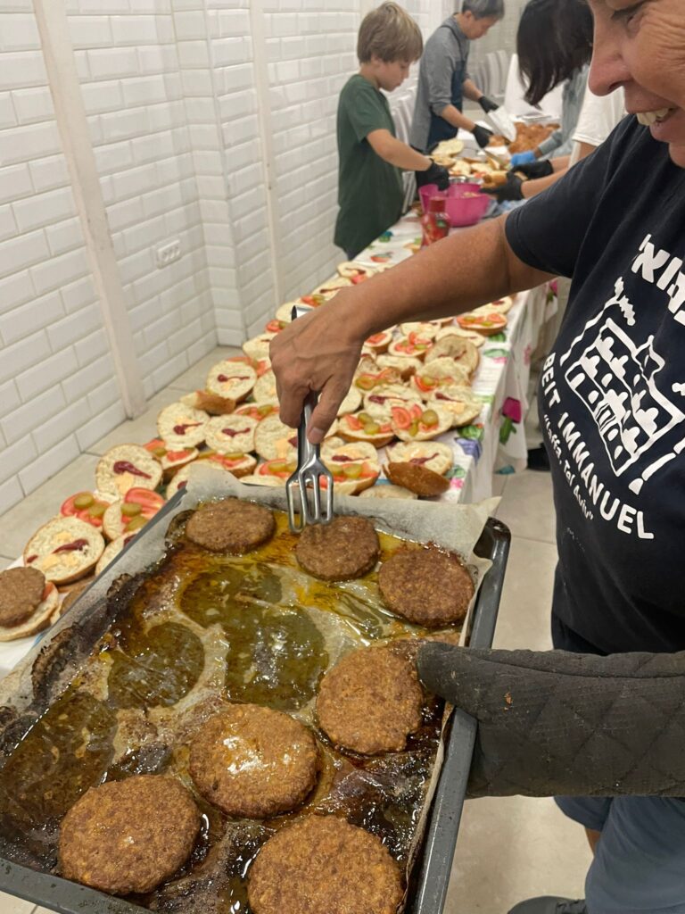 Preparations In Aviv Center Soup Kitchen