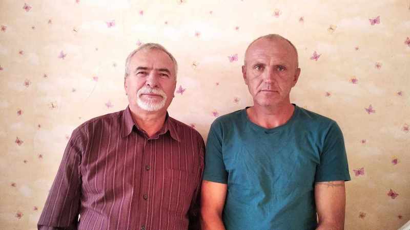 (Left to Right) Pastor Alexander and Dima