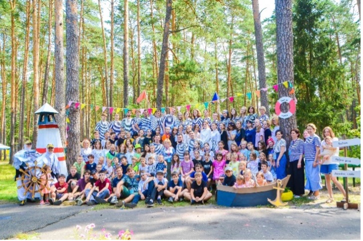 Children's camp held in the Kursk region.