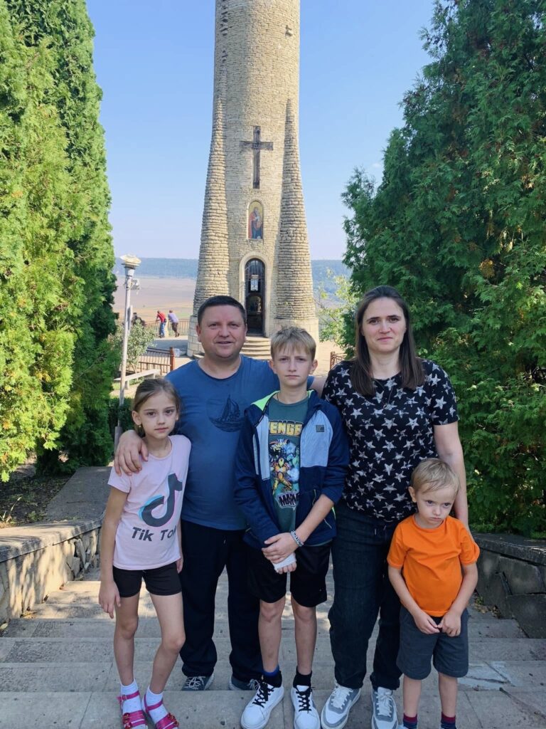 Pastor Andrei and his family.