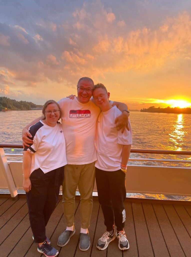 Igor and his family.