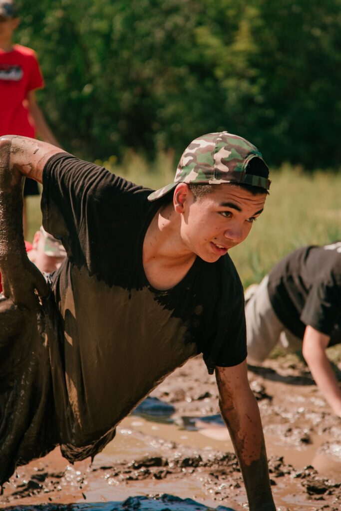 Nikita at the SGA-supported camp.