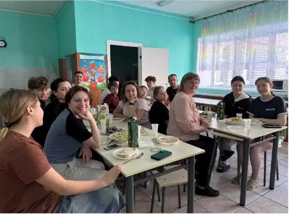 Visit to an orphanage.